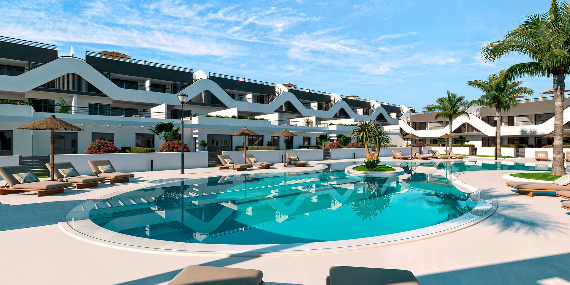 Un exclusivo conjunto residencial en Alfaz del Pi