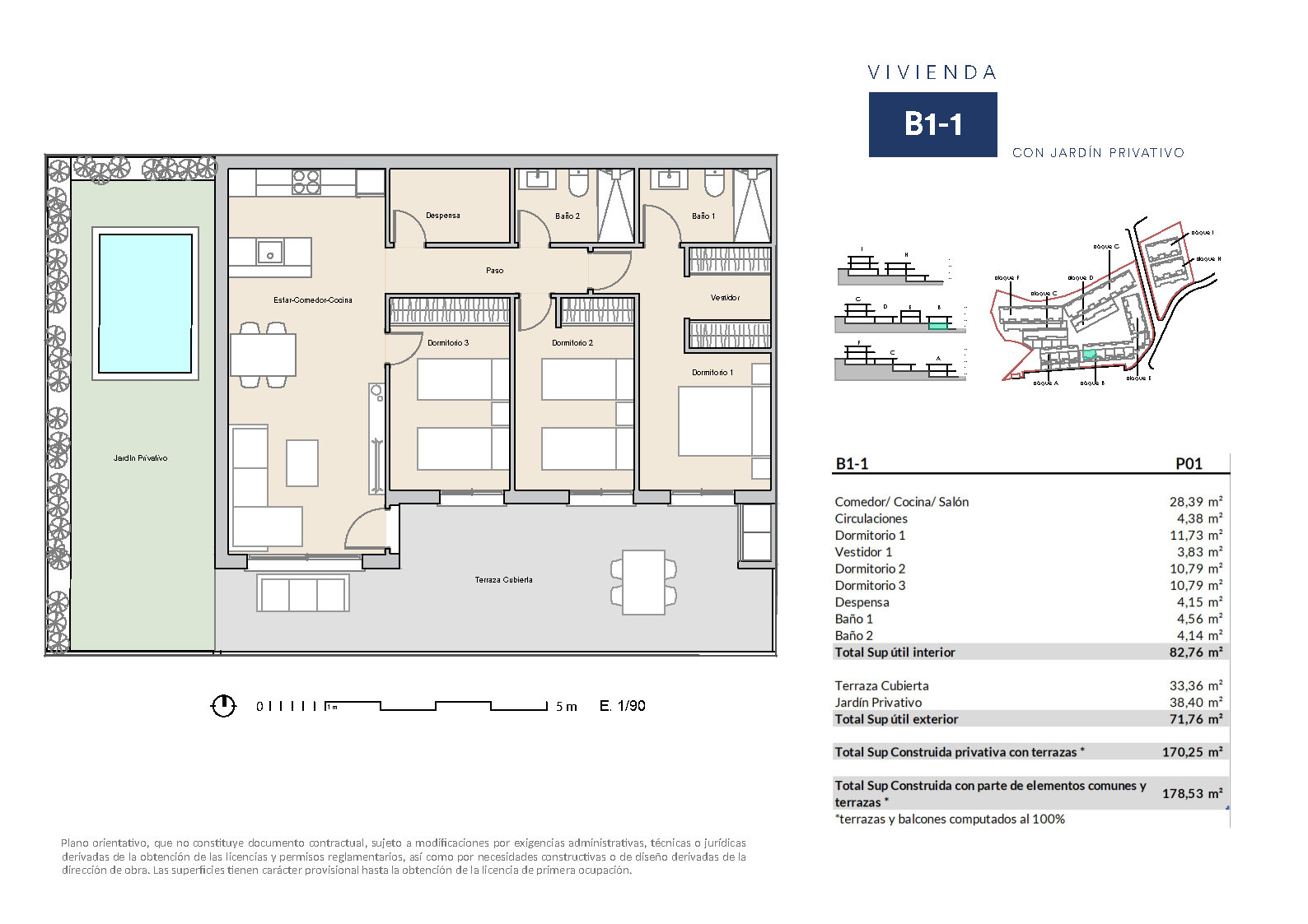 Un exclusivo conjunto residencial en Alfaz del Pi