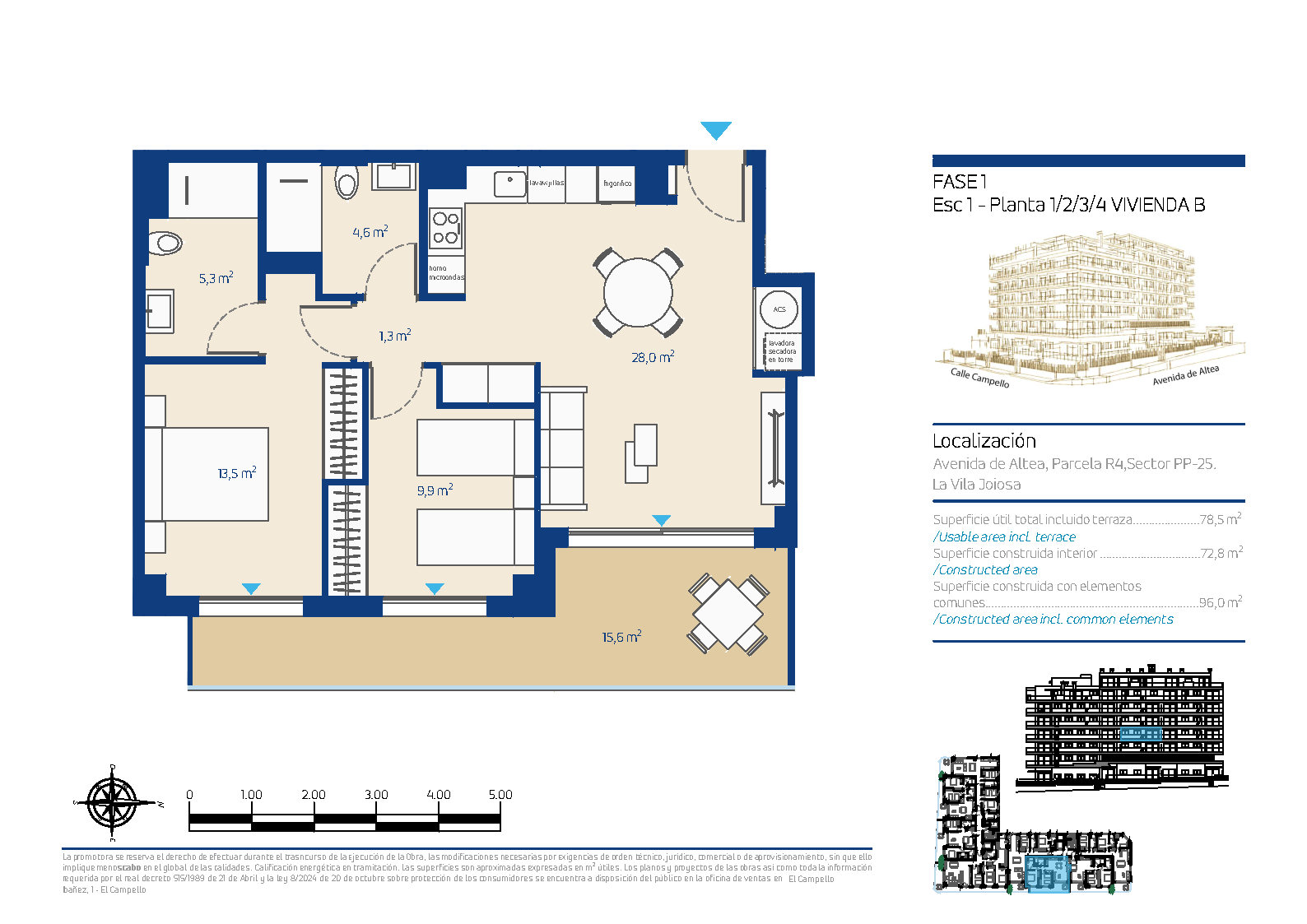 Apartamentos ubicados en primera línea de mar, Villajoyosa