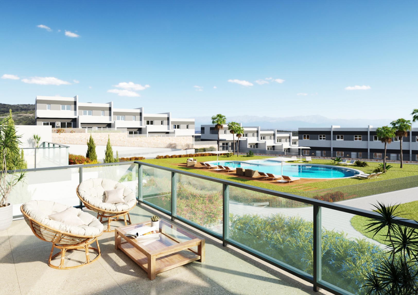 ADOSADO DE 3 DORMITORIOS EN VENTA EN BALCÓN DE FINESTRAT, ALICANTE, COSTA BLANCA