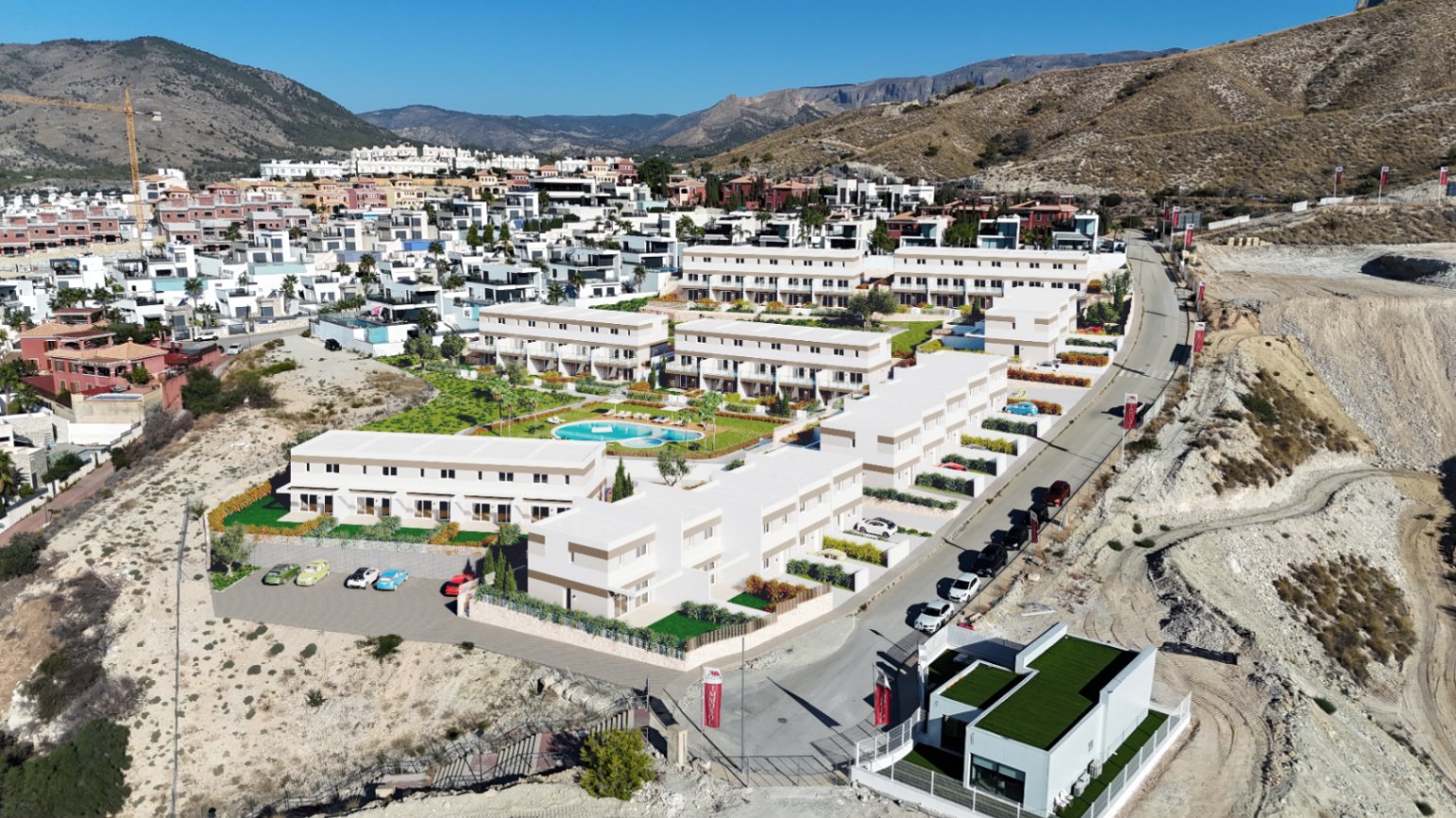 ADOSADO DE 3 DORMITORIOS EN VENTA EN BALCÓN DE FINESTRAT, ALICANTE, COSTA BLANCA
