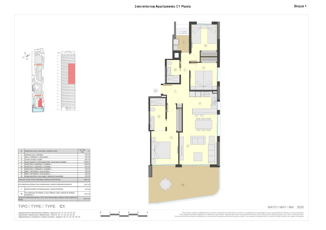 Apartamentos y áticos dúplex de 1, 2 y 3 dormitorios en primera línea de la playa de La Fossa en Calpe