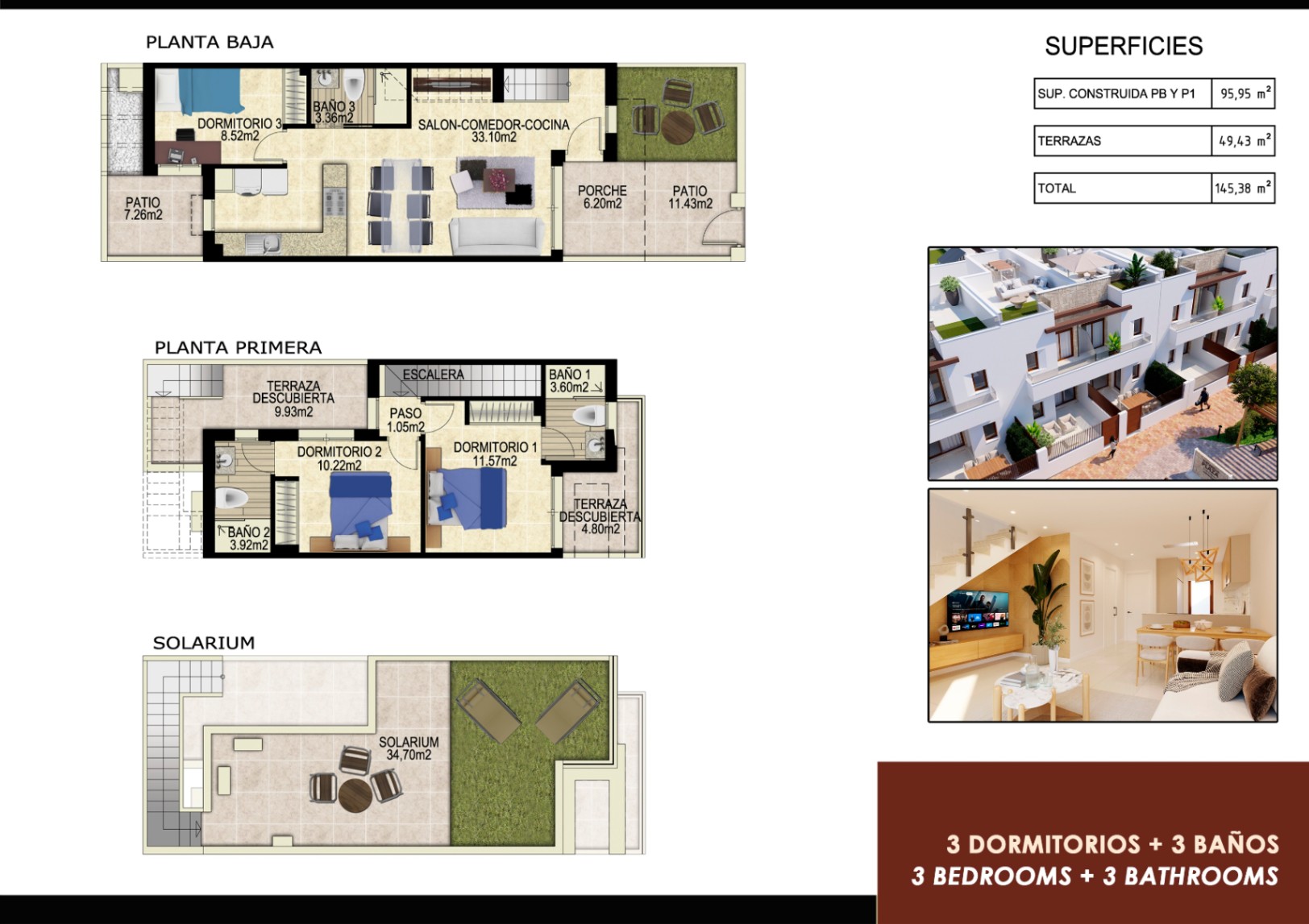 Duplex Entrenaranjos, Orihuela Costa 