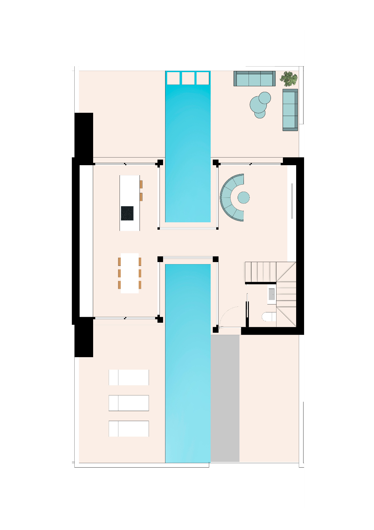 Chalet adosado in Formentera Del Segura