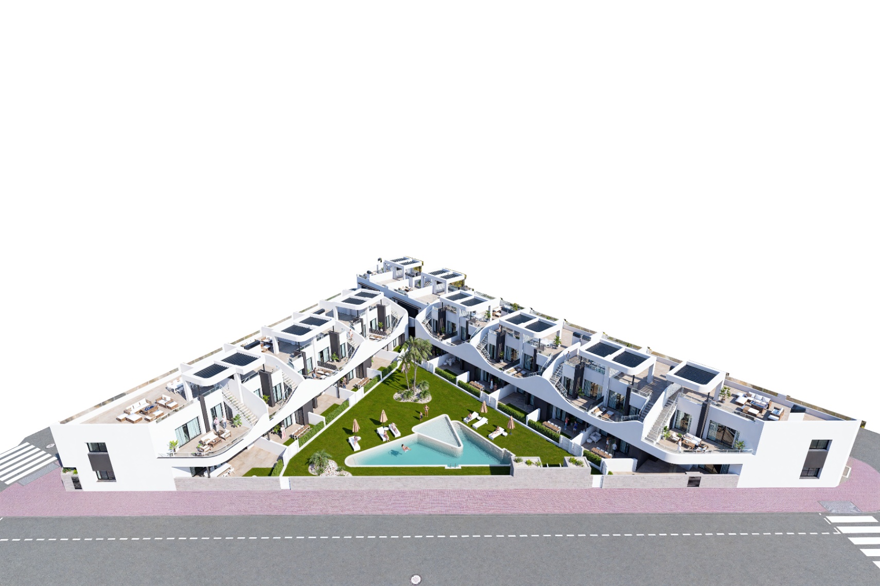 Impresionantes apartamentos tipo bungalow en San Fulgencio, Alicante
