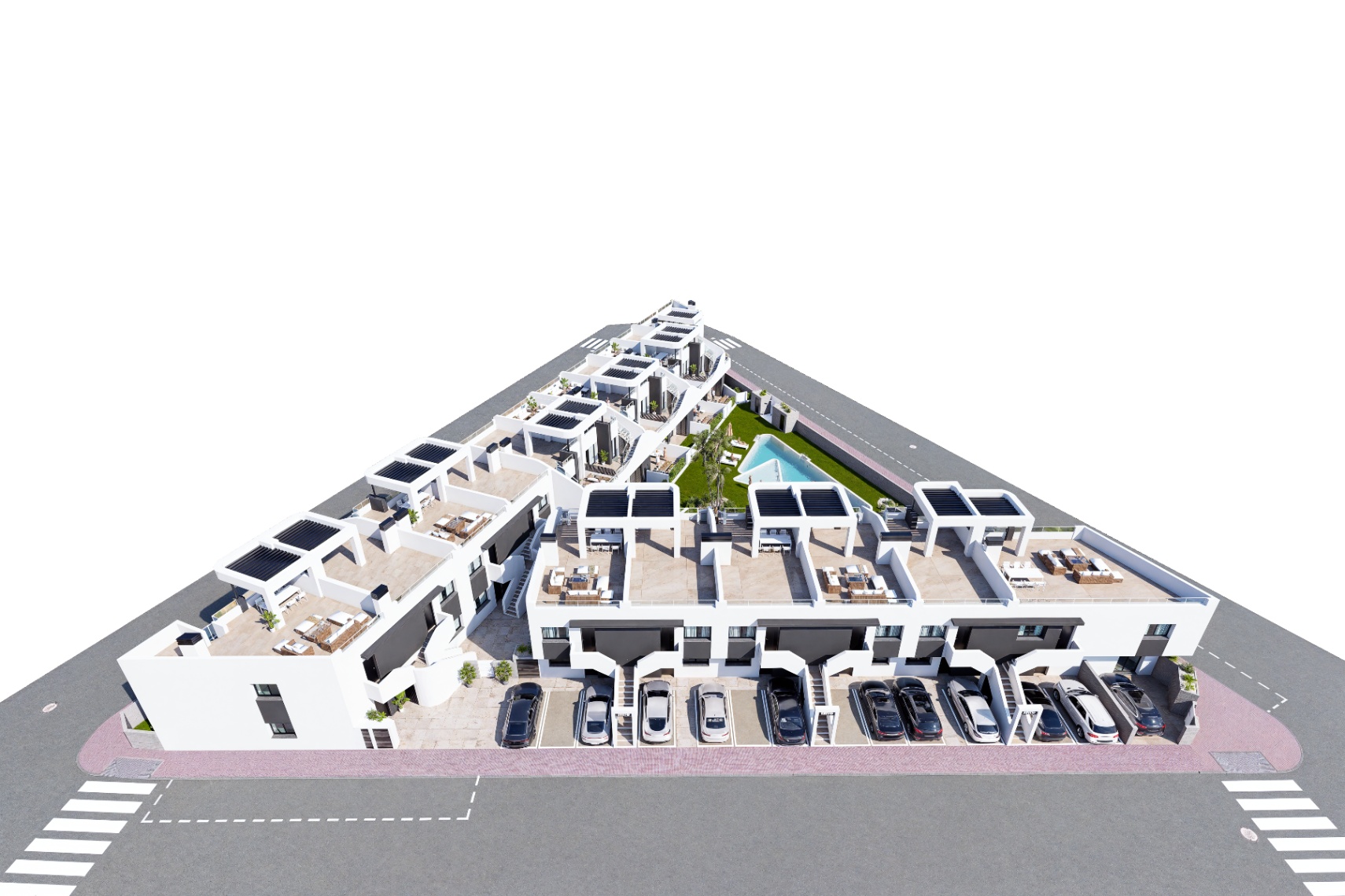 Impresionantes apartamentos tipo bungalow en San Fulgencio, Alicante