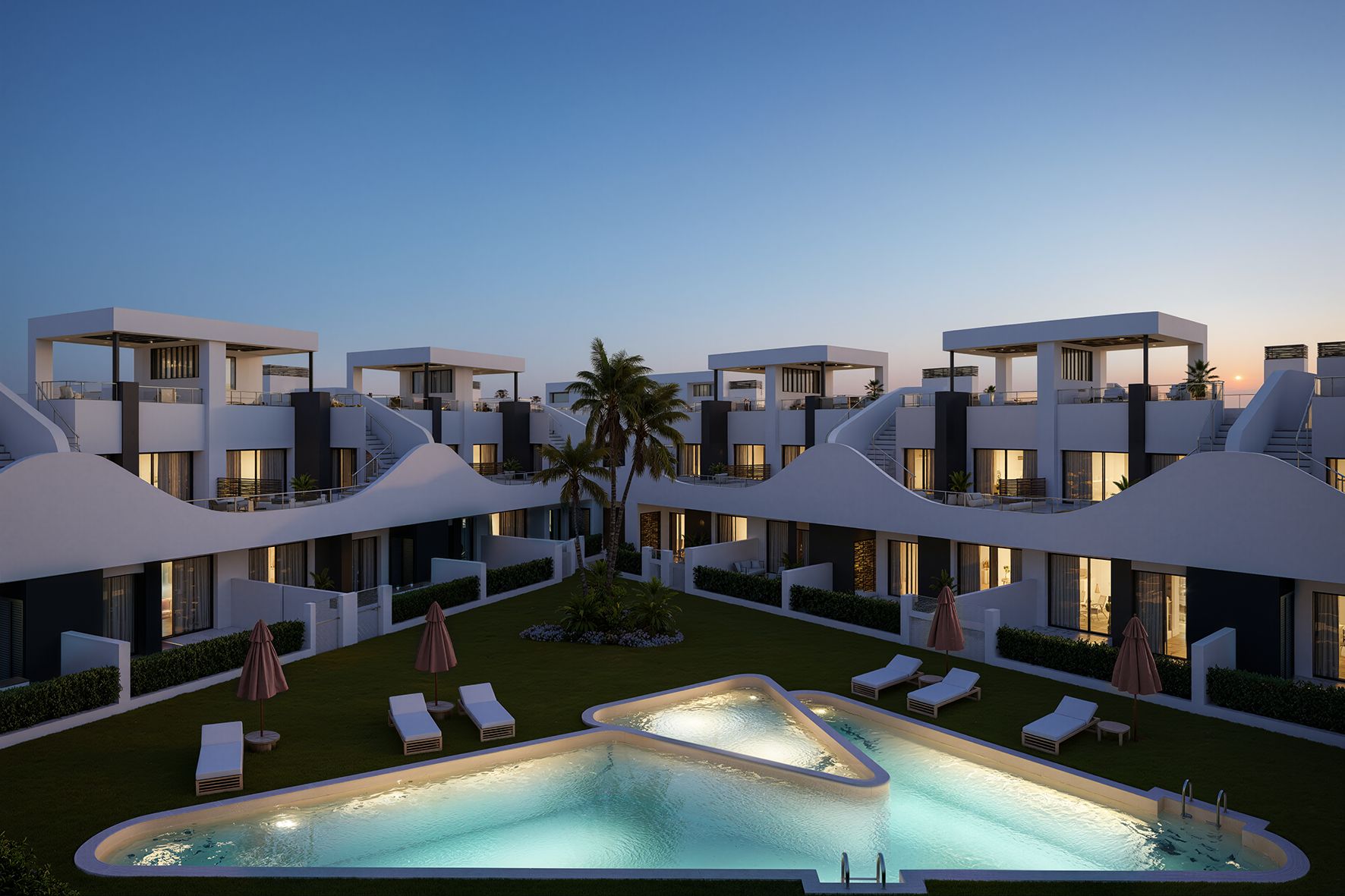 Impresionantes apartamentos tipo bungalow en San Fulgencio, Alicante