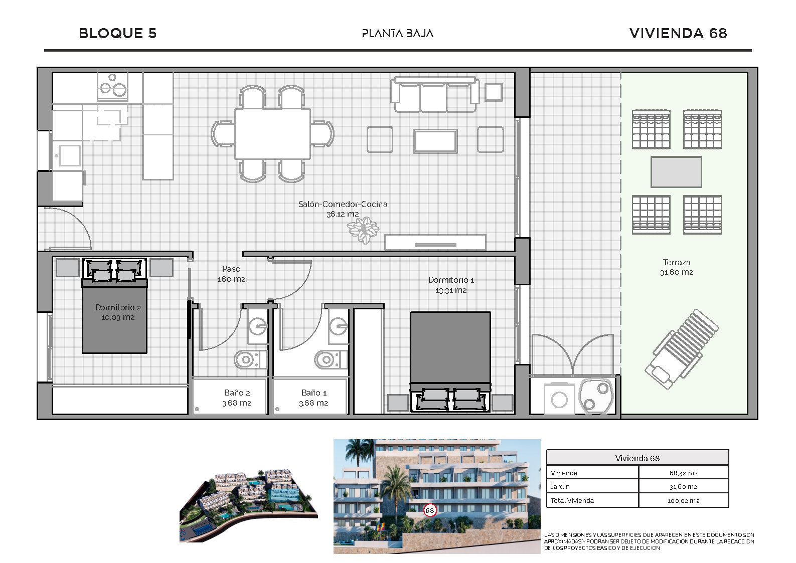 Nuevo proyecto de apartamentos en Finestrat