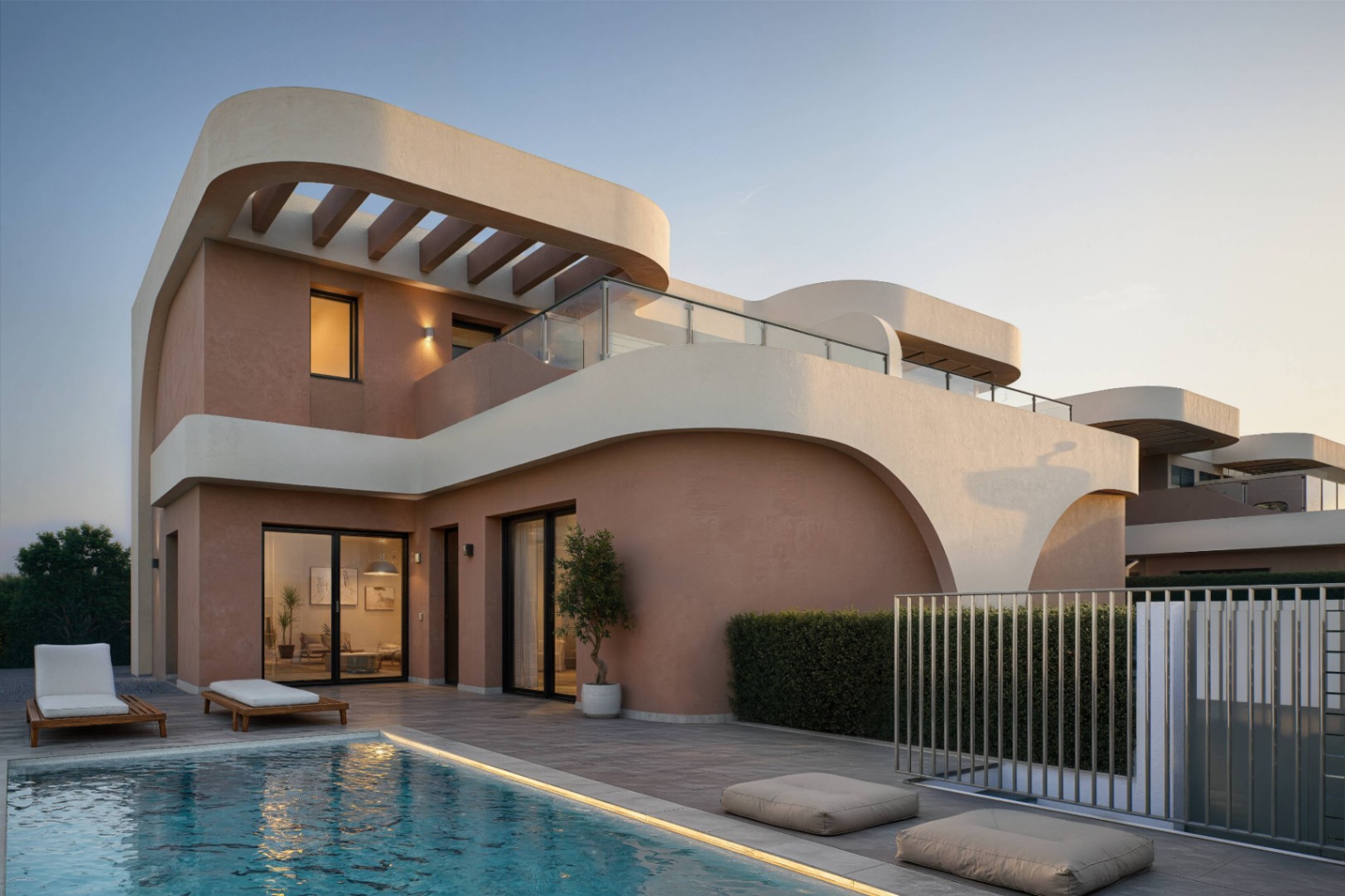 Impresionantes villas de tres dormitorios en la Costa Blanca sur.