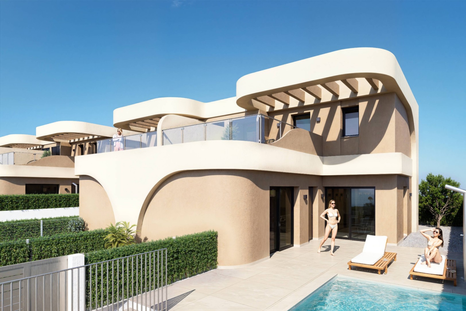 Impresionantes villas de tres dormitorios en la Costa Blanca sur.