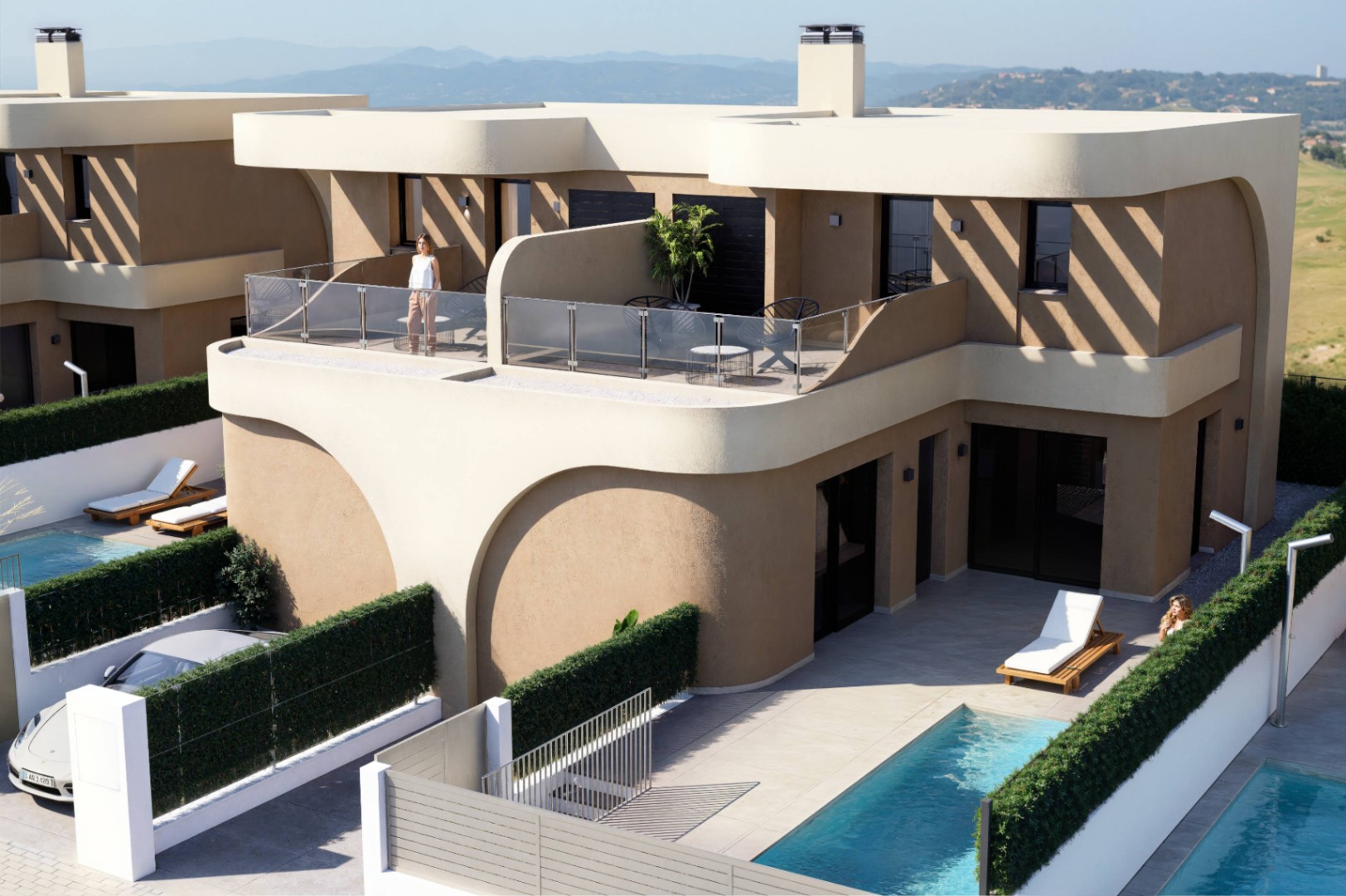 Impresionantes villas de tres dormitorios en la Costa Blanca sur.