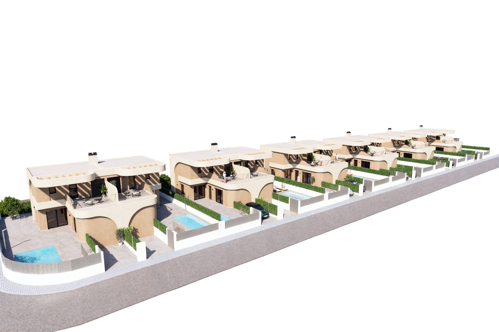 Impresionantes villas de tres dormitorios en la Costa Blanca sur.