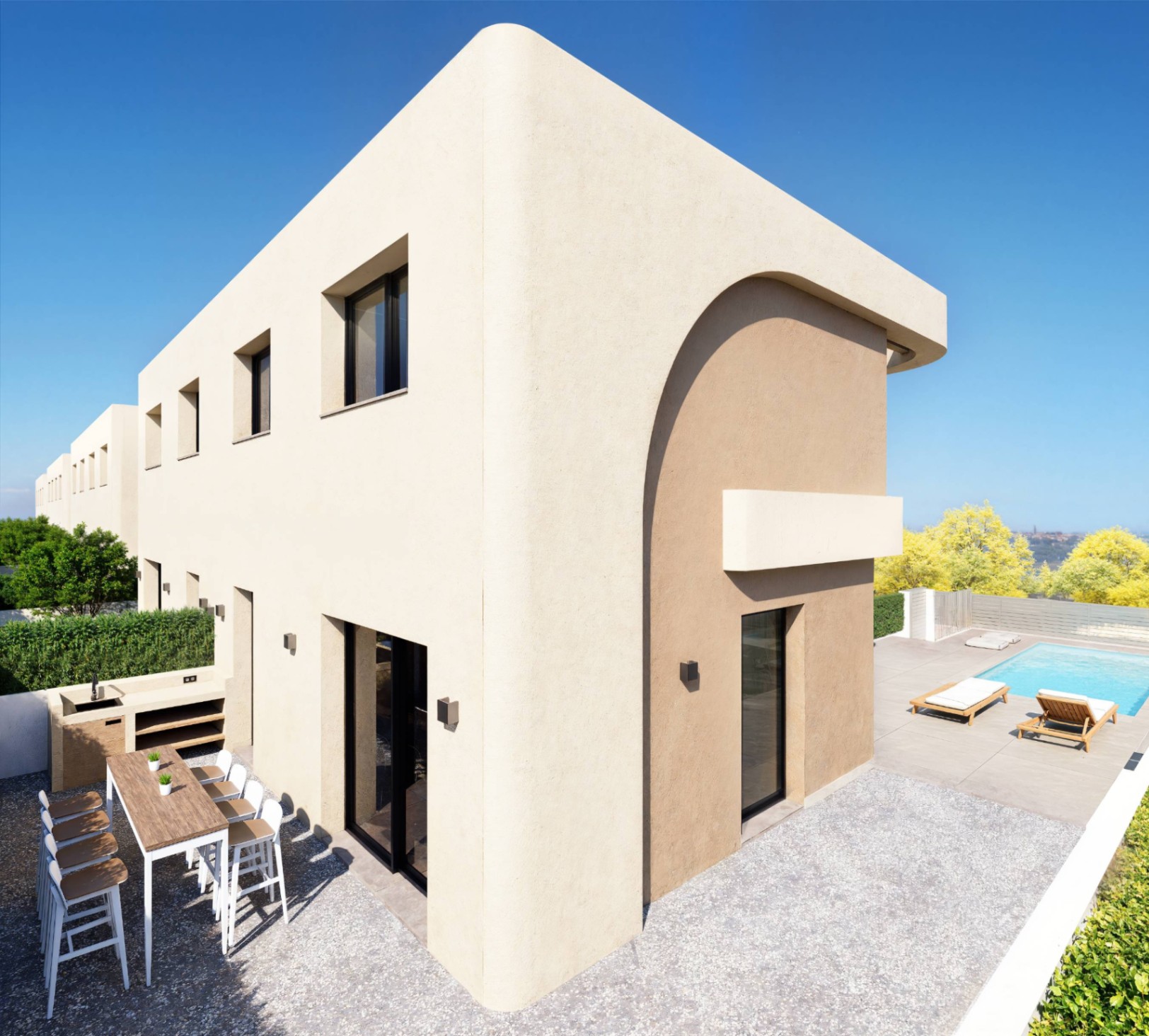Impresionantes villas de tres dormitorios en la Costa Blanca sur.