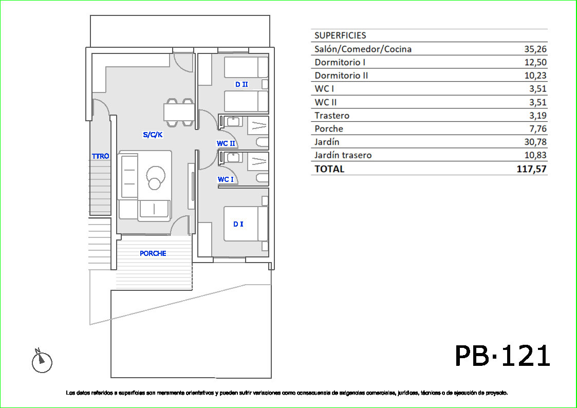 Residencial privado compuesto por 156 viviendas adosadas de estilo bungalow. 