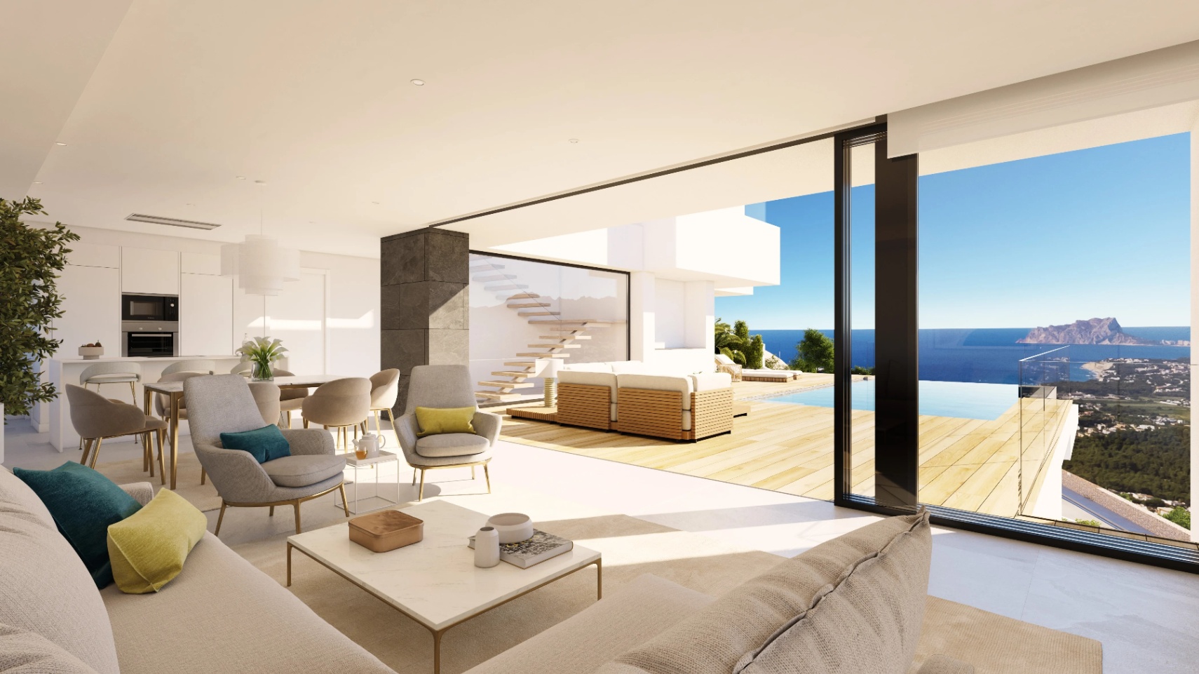 Ideal para los amantes de la Costa Blanca, con vistas al mar.