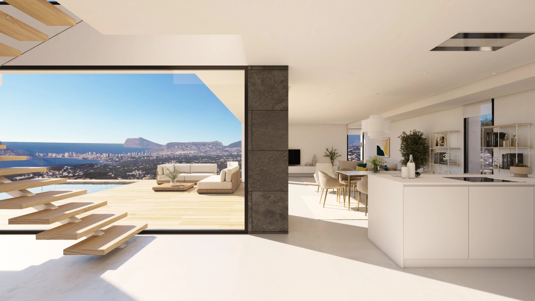 Ideal para los amantes de la Costa Blanca, con vistas al mar.
