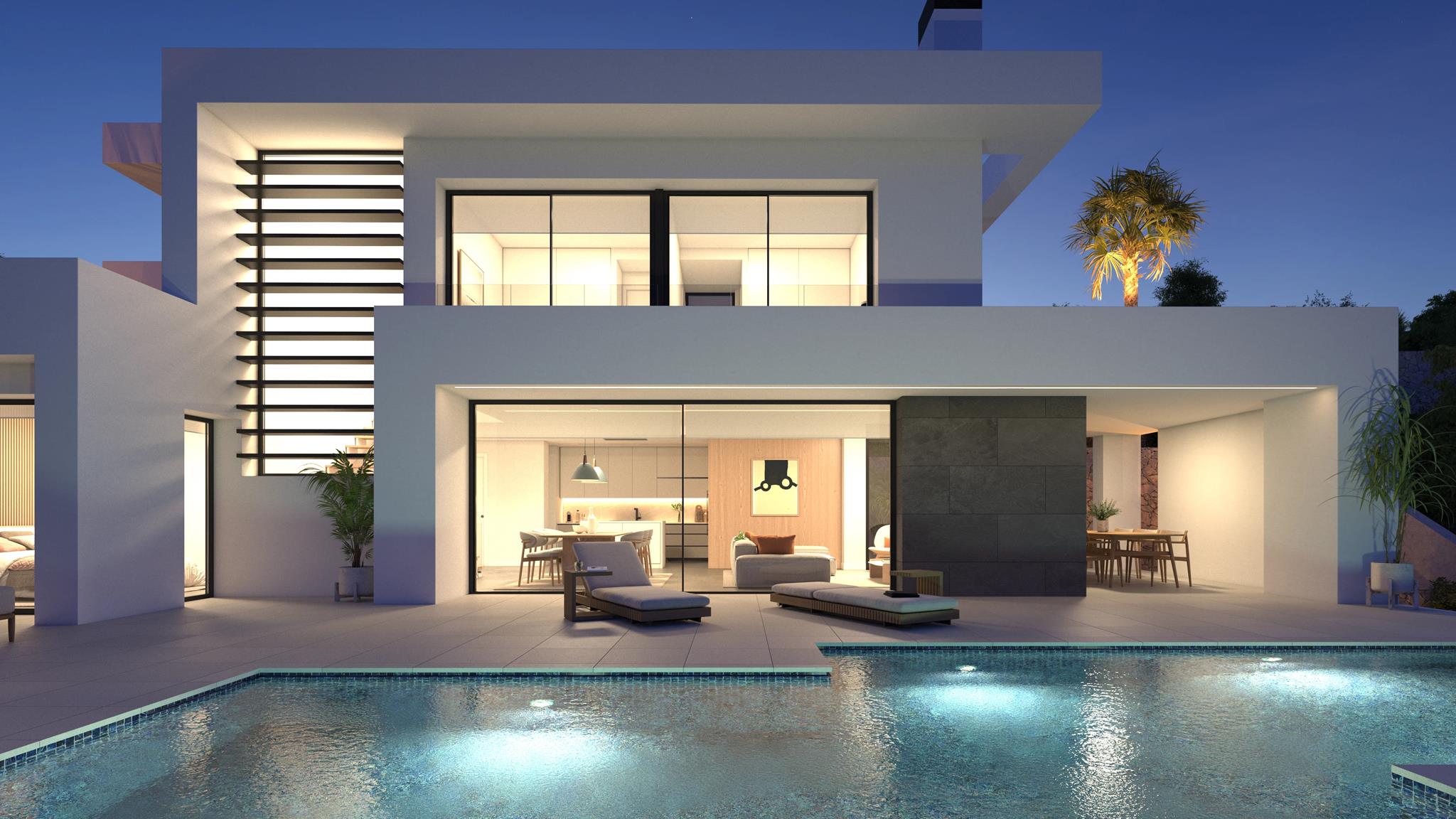 Villa de lujo de arquitectura contemporánea en Cumbre del Sol 
