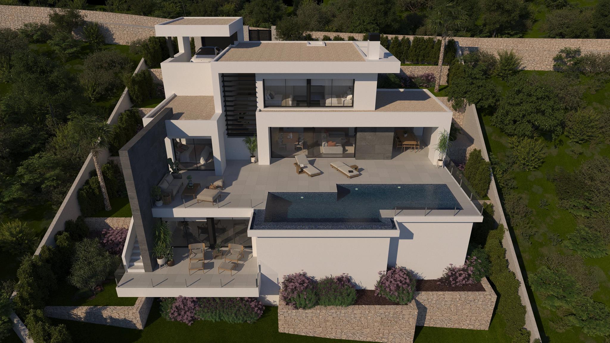 Villa de lujo de arquitectura contemporánea en Cumbre del Sol 