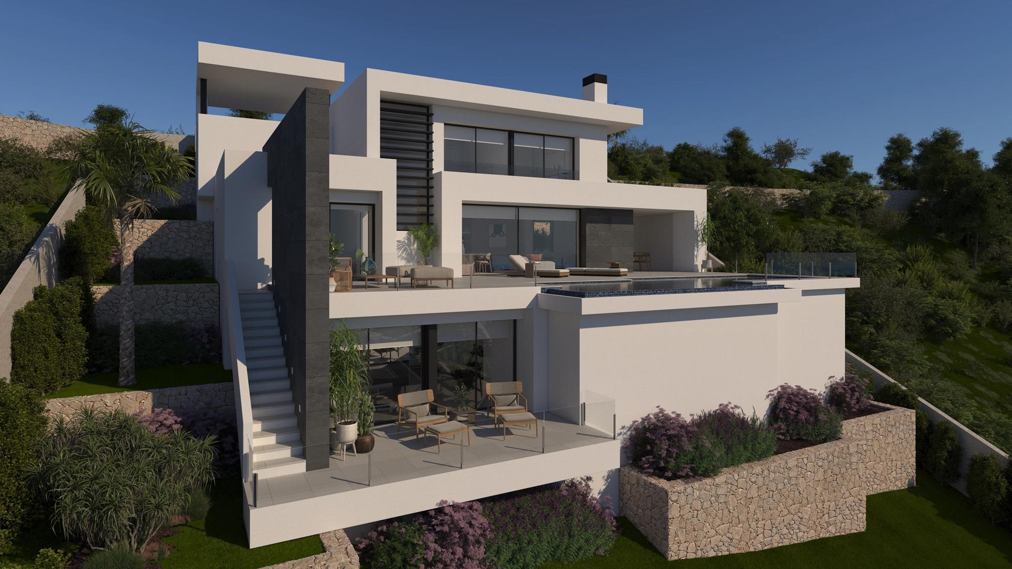 Villa de lujo de arquitectura contemporánea en Cumbre del Sol 