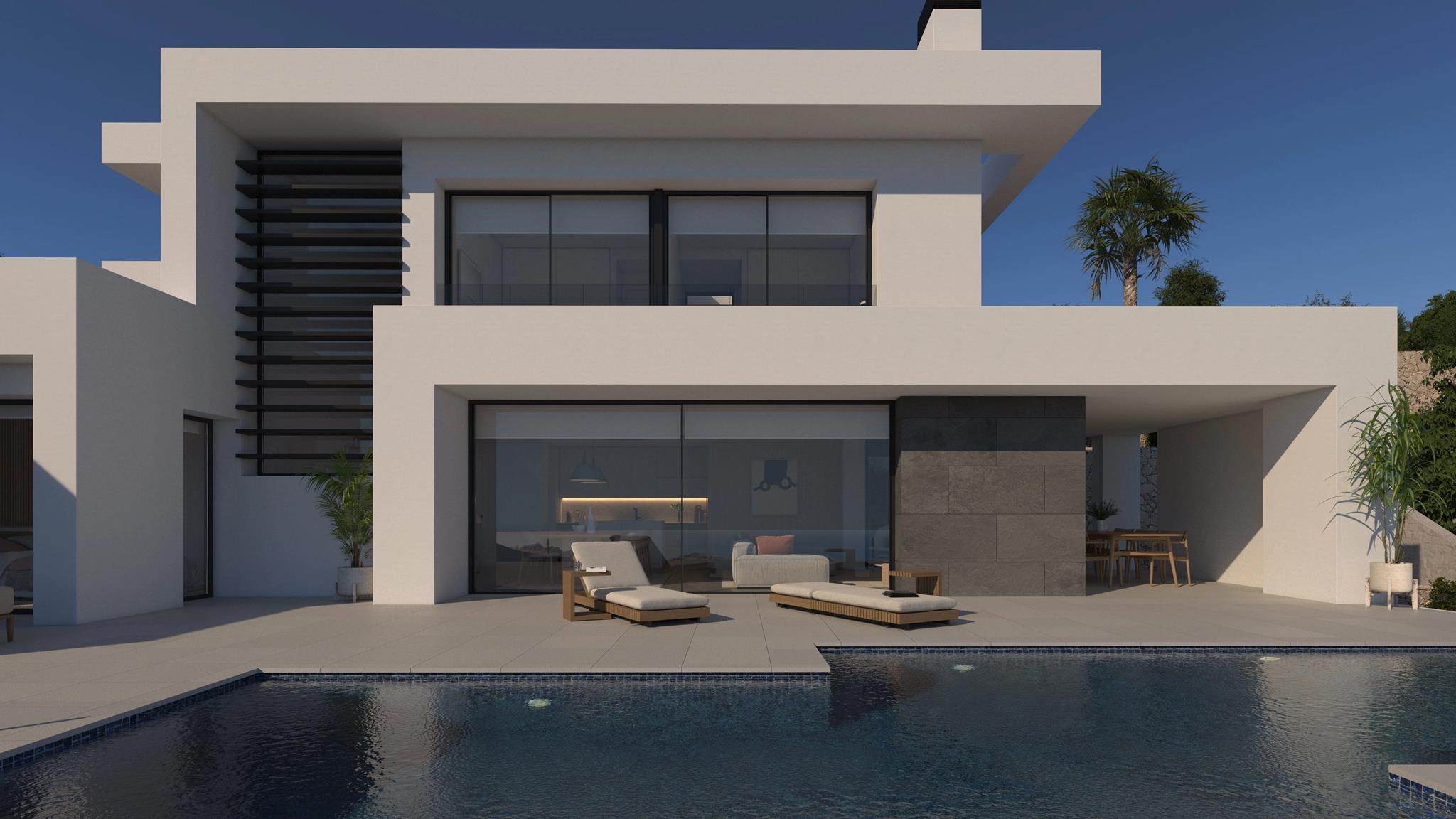 Villa de lujo de arquitectura contemporánea en Cumbre del Sol 