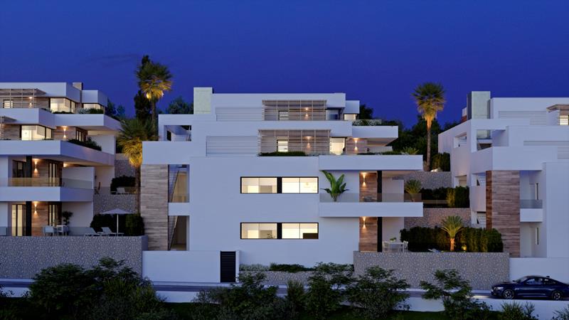 Apartamentos de lujo en Benitatxell, cerca de Moraira y Jávea