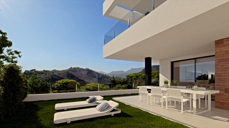 Apartamentos de lujo en Benitatxell, cerca de Moraira y Jávea