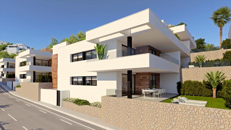 Apartamentos de lujo en Benitatxell, cerca de Moraira y Jávea