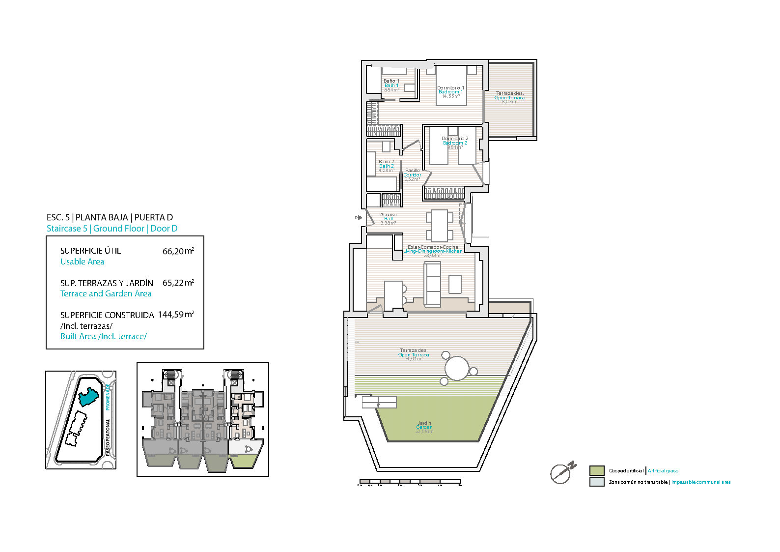 Appartement te koop in Torres, Villajoyosa/Vila Joiosa, La, Alicante
