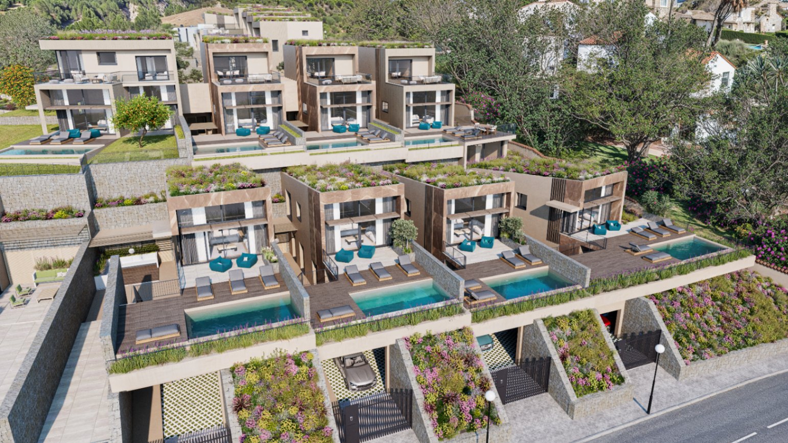 Villas indépendantes situées dans l'un des quartiers les plus privilégiés de La Nucía.