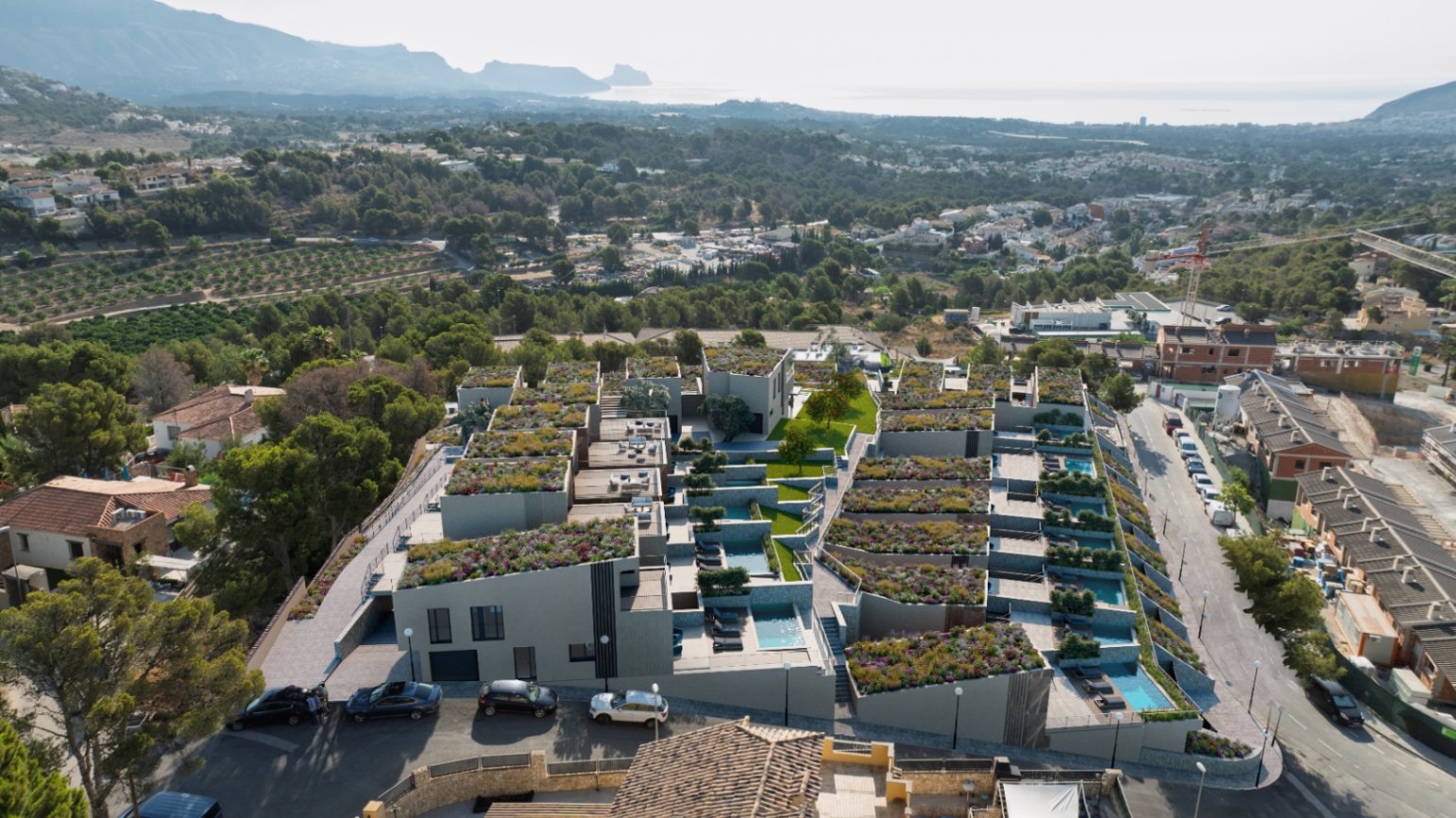 Villas indépendantes situées dans l'un des quartiers les plus privilégiés de La Nucía.