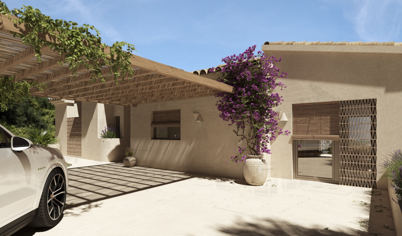  villa en Benissa de una reforma completa con vista al mar