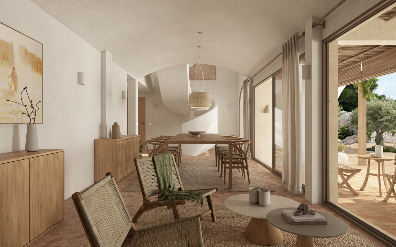  villa en Benissa de una reforma completa con vista al mar
