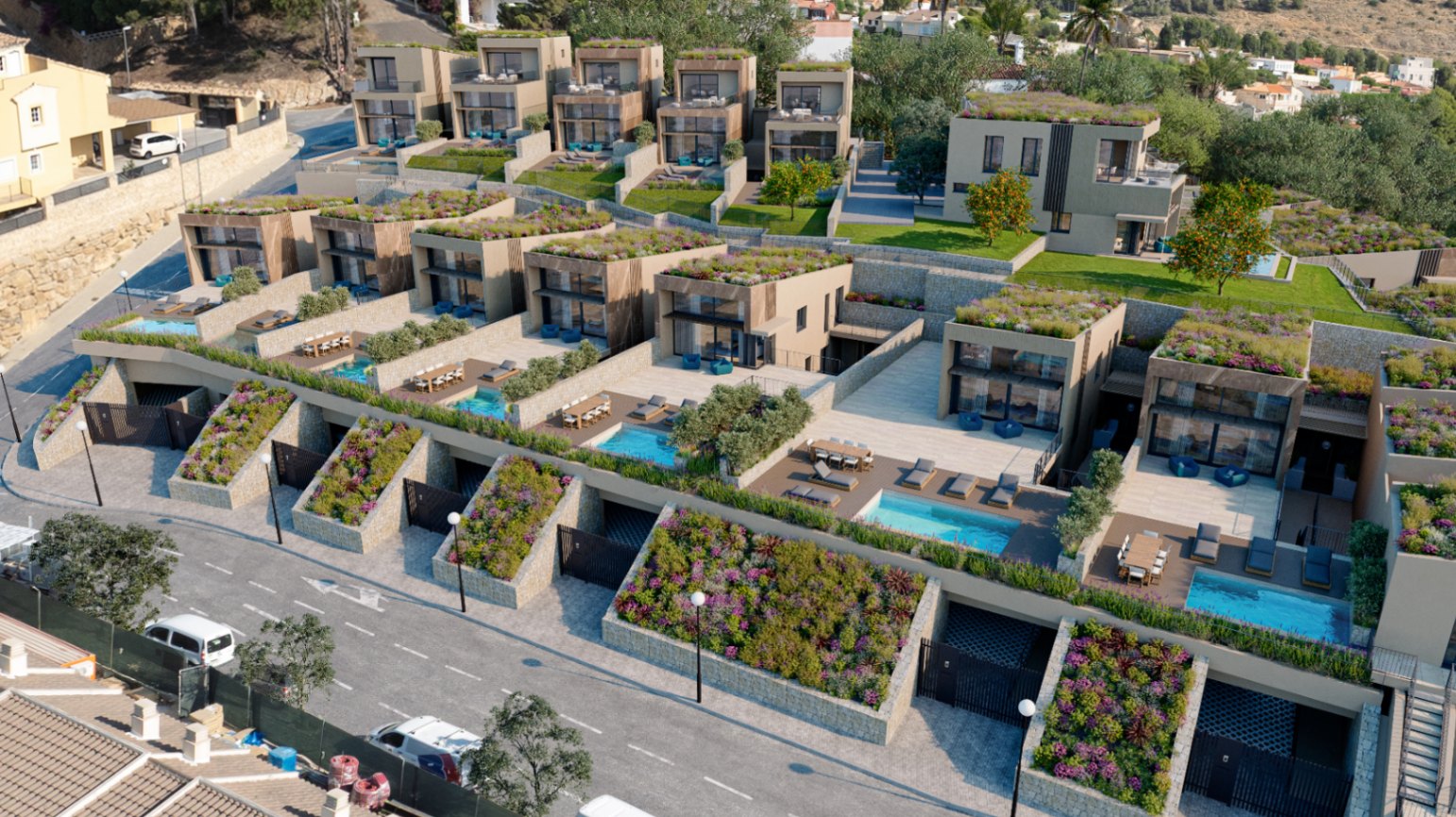 Villas independientes situadas en una de las zonas más privilegiadas de La Nucía