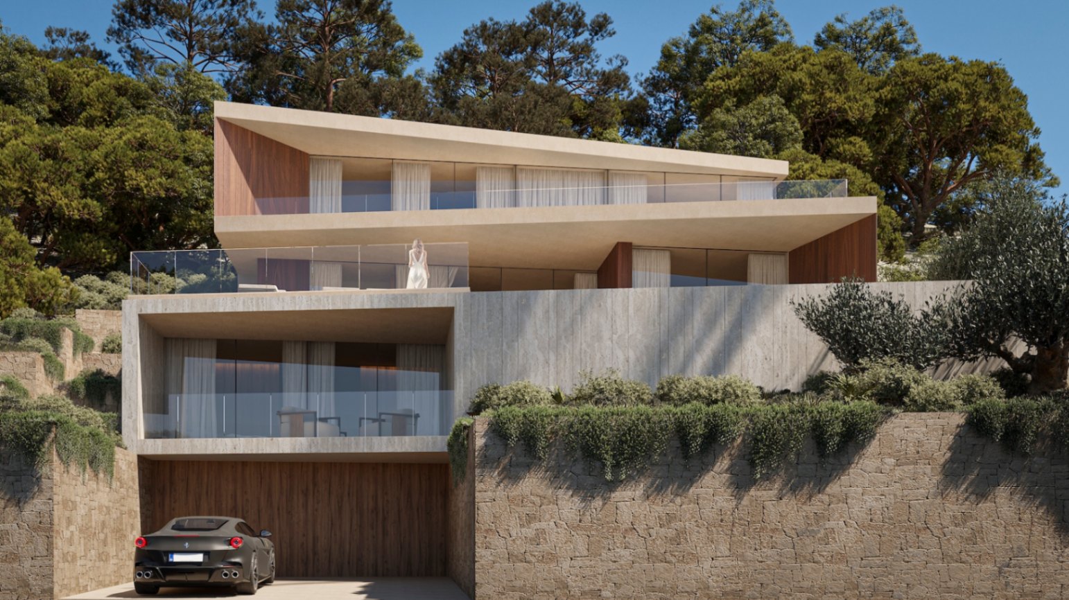 Nouvelle villa à Benissa avec vue sur la mer
