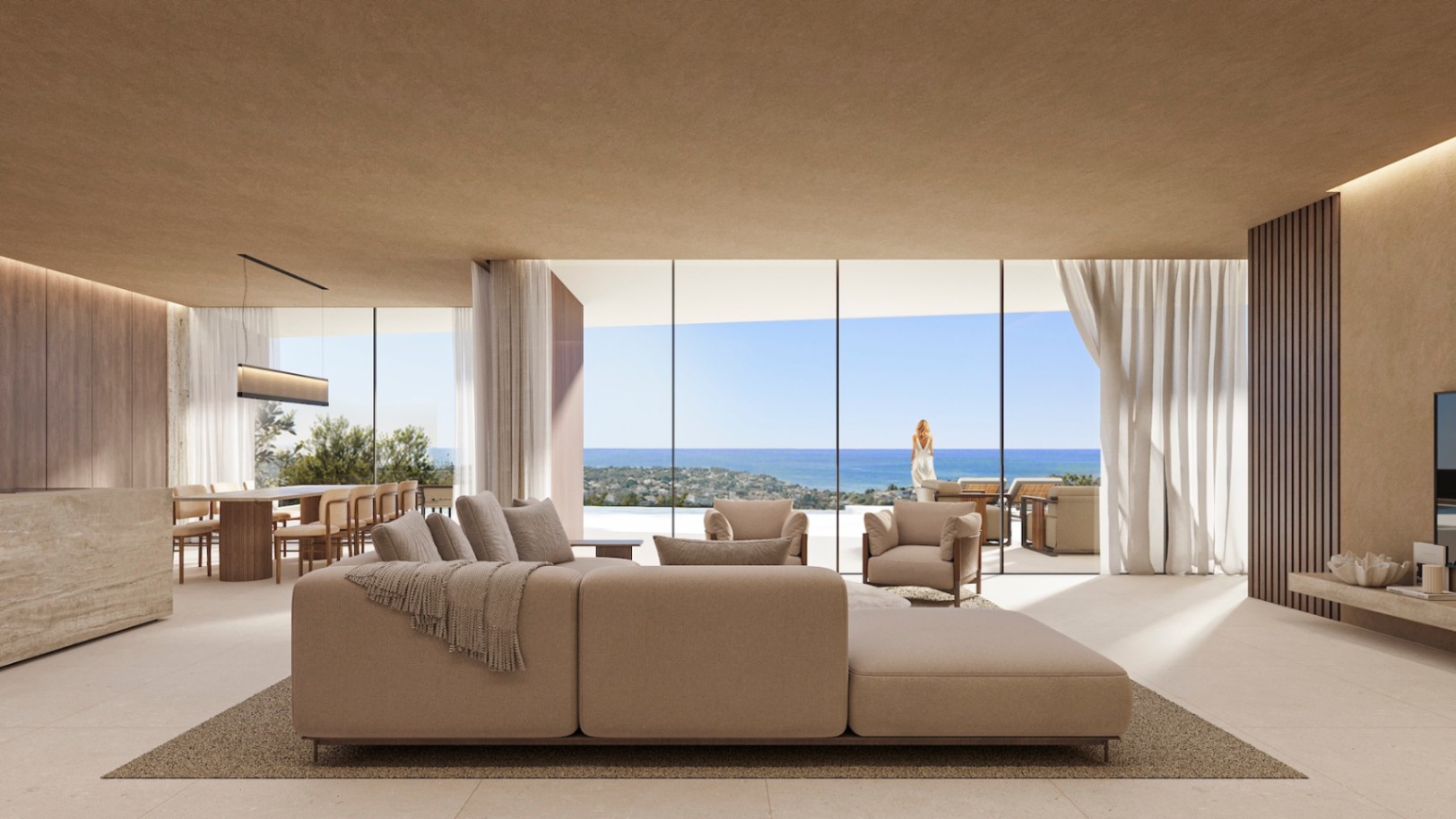 Nouvelle villa à Benissa avec vue sur la mer