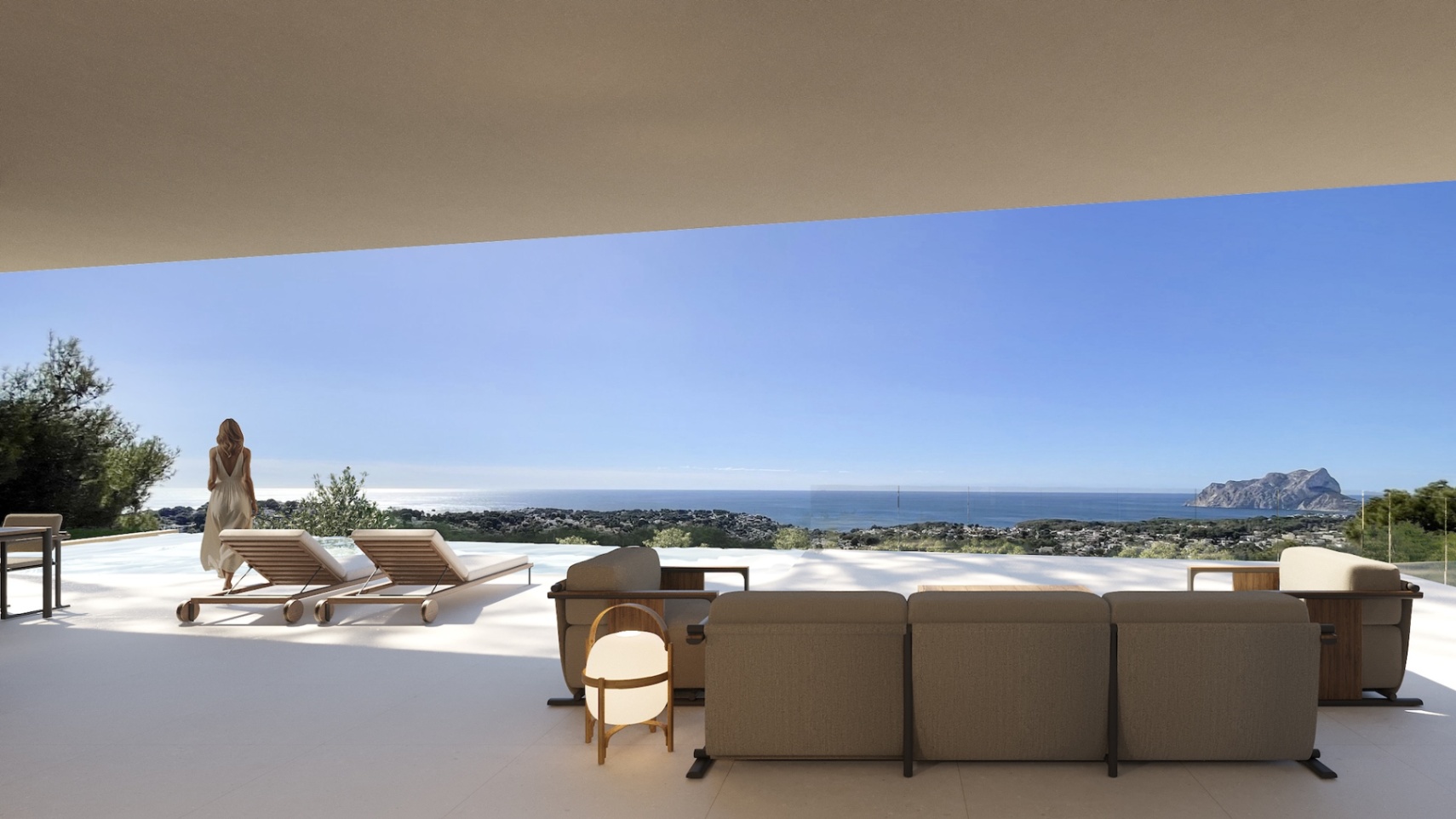 Nouvelle villa à Benissa avec vue sur la mer