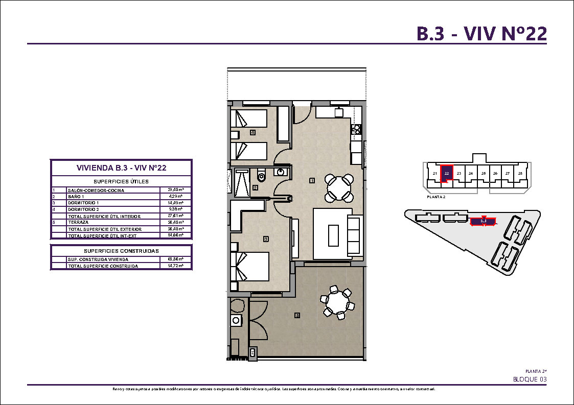 Nuevos apartamentos con vistas al mar y 700 metros de la playa La Mata