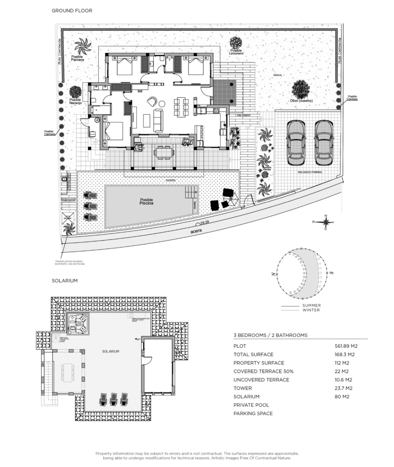 Villa independiente con un diseño especial 