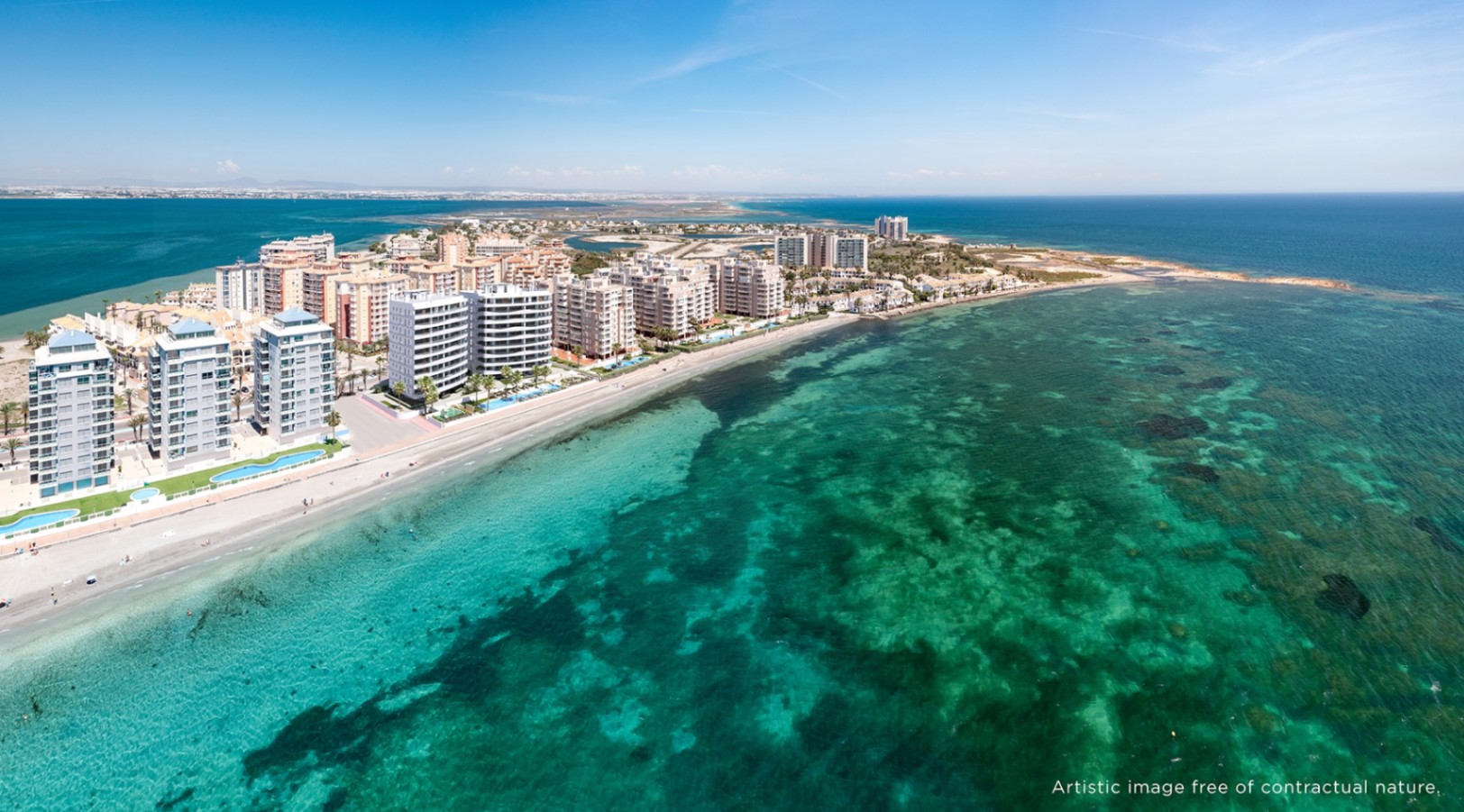 Nowe apartamenty w pierwszej linii, La Manga, Murcja