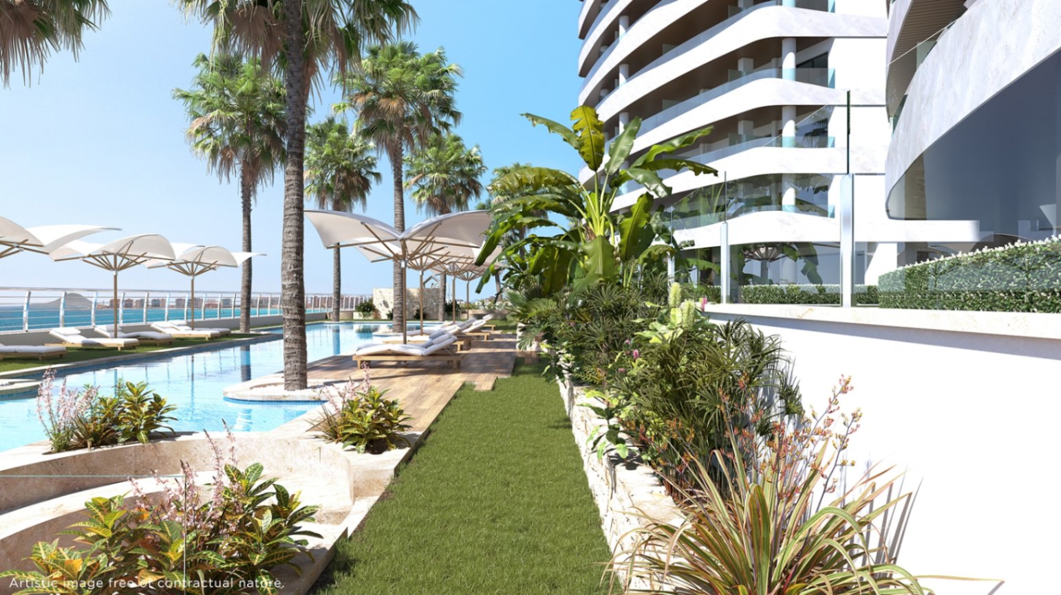 Nowe apartamenty w pierwszej linii, La Manga, Murcja
