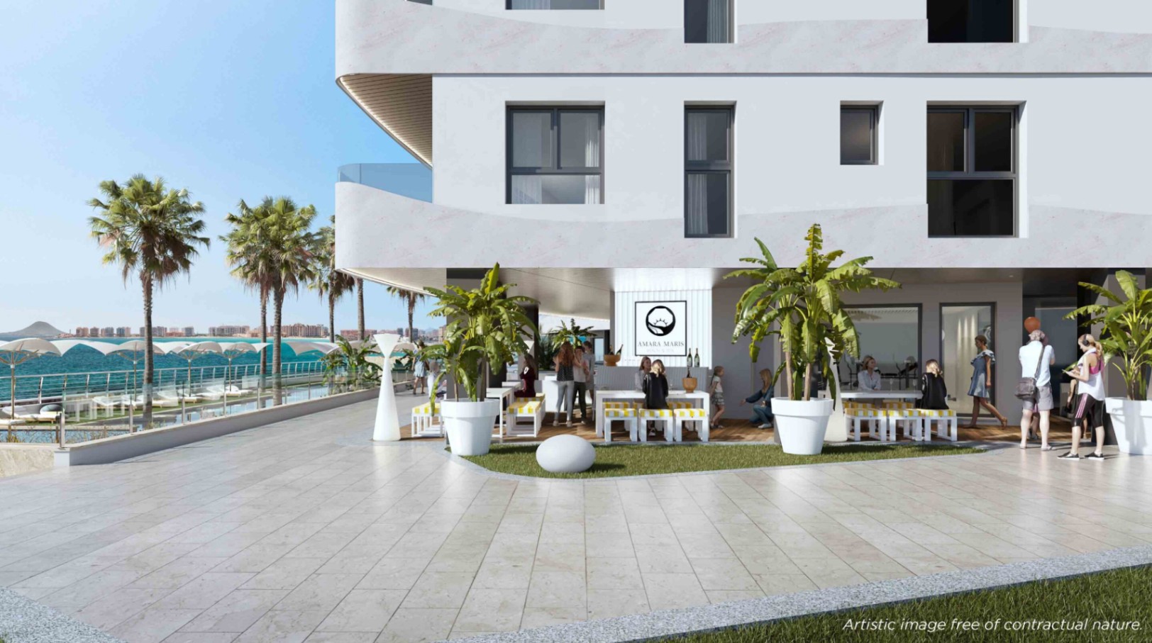 Nowe apartamenty w pierwszej linii, La Manga, Murcja