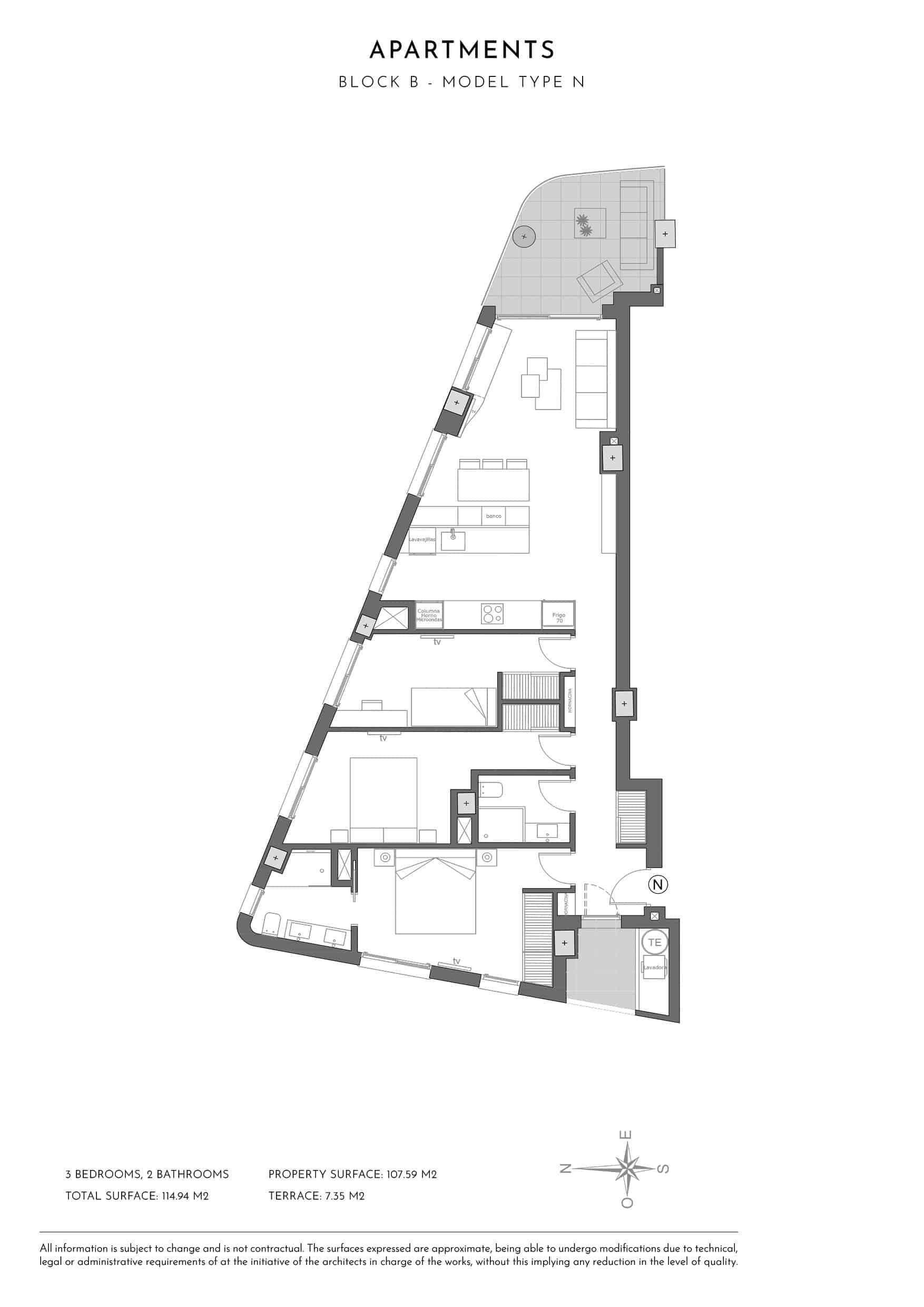 Nowe apartamenty w pierwszej linii, La Manga, Murcja