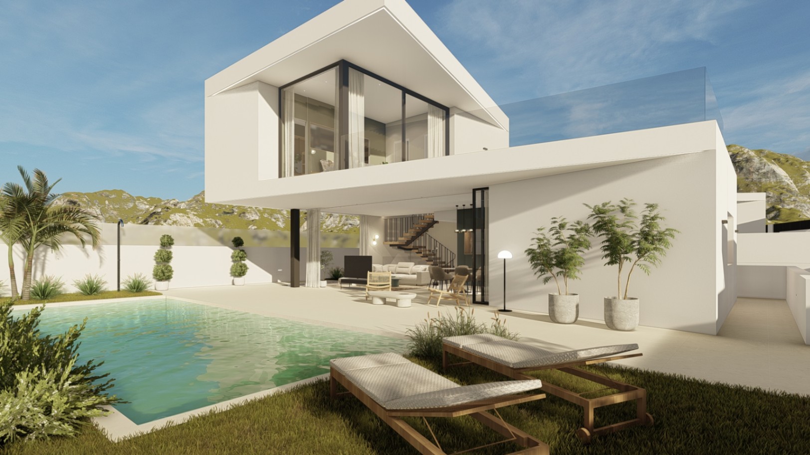 Nieuwe villa's in Polop, Alicante
