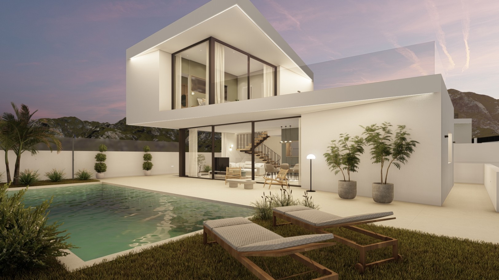 Nieuwe villa's in Polop, Alicante