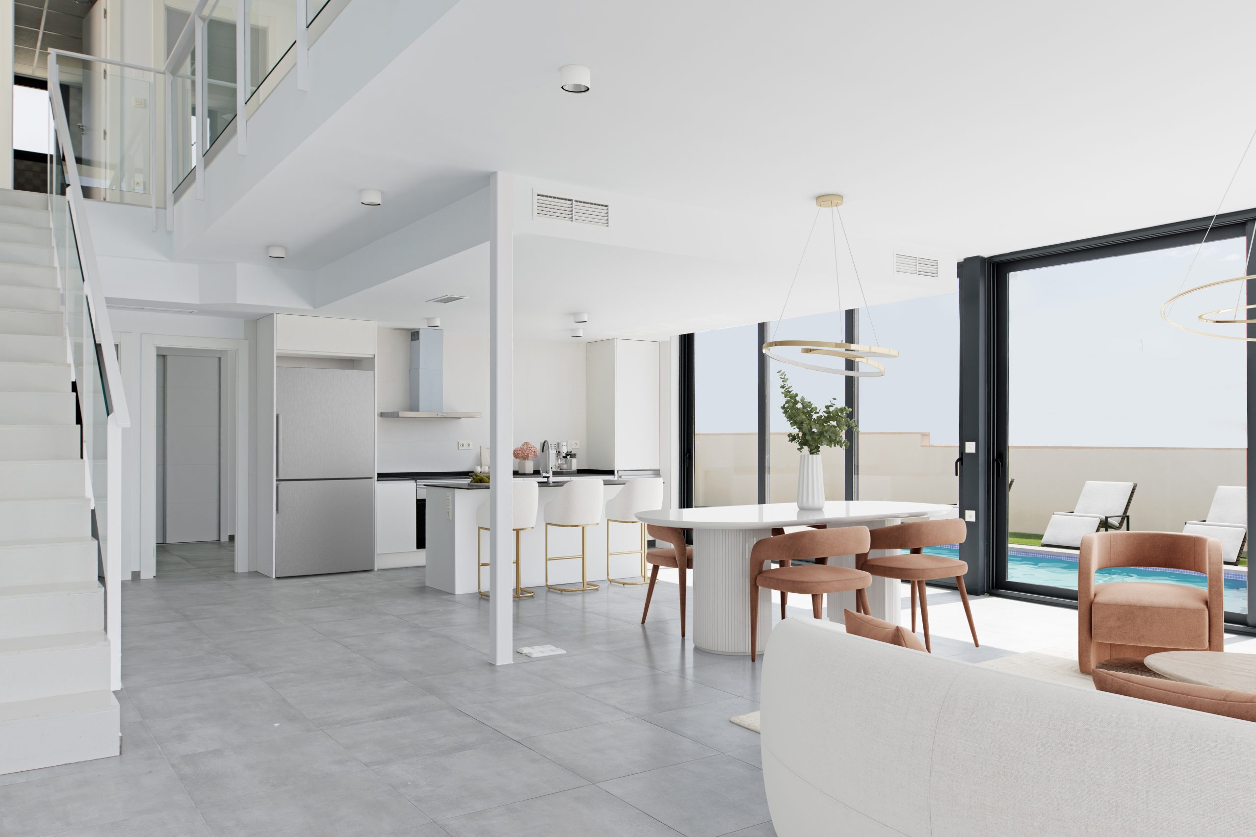 Contemporary design home with double height in Gran Alacant.