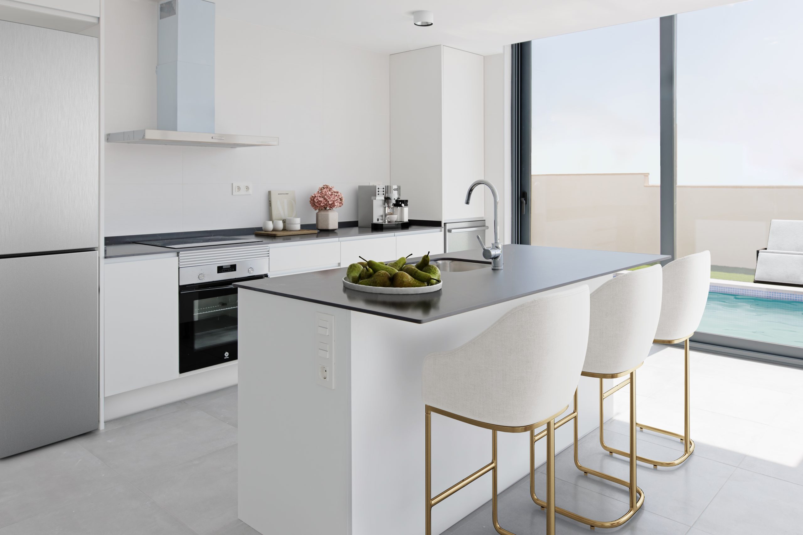Contemporary design home with double height in Gran Alacant.