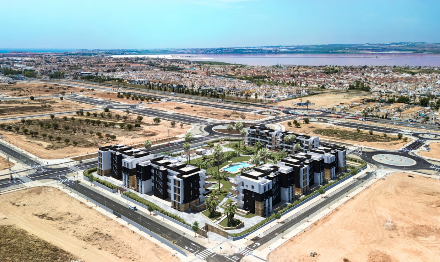 Nowa promocja otoczona Laguną Różową w Torrevieja i Laguną Słoną w La Mata, Alicante