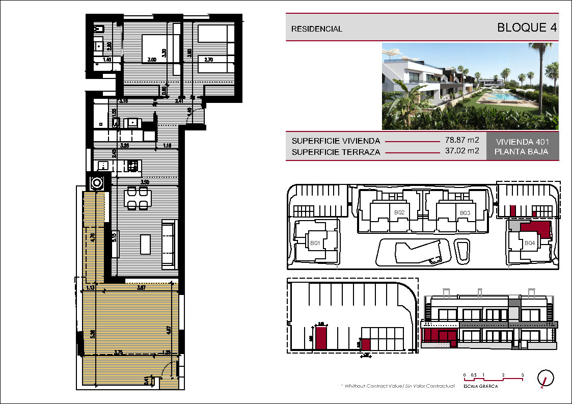 New bungalows in Ciudad Quesada, Alicante