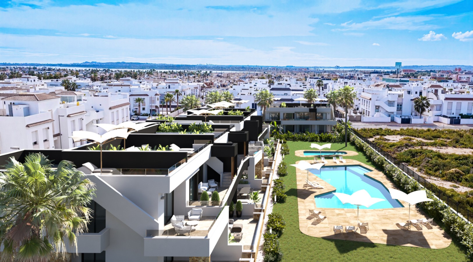 New bungalows in Ciudad Quesada, Alicante
