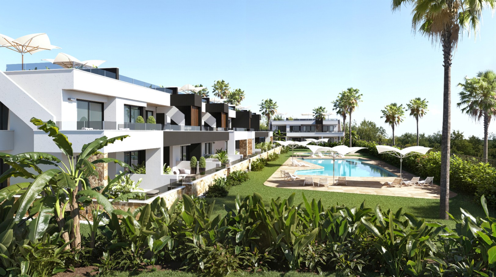 New bungalows in Ciudad Quesada, Alicante